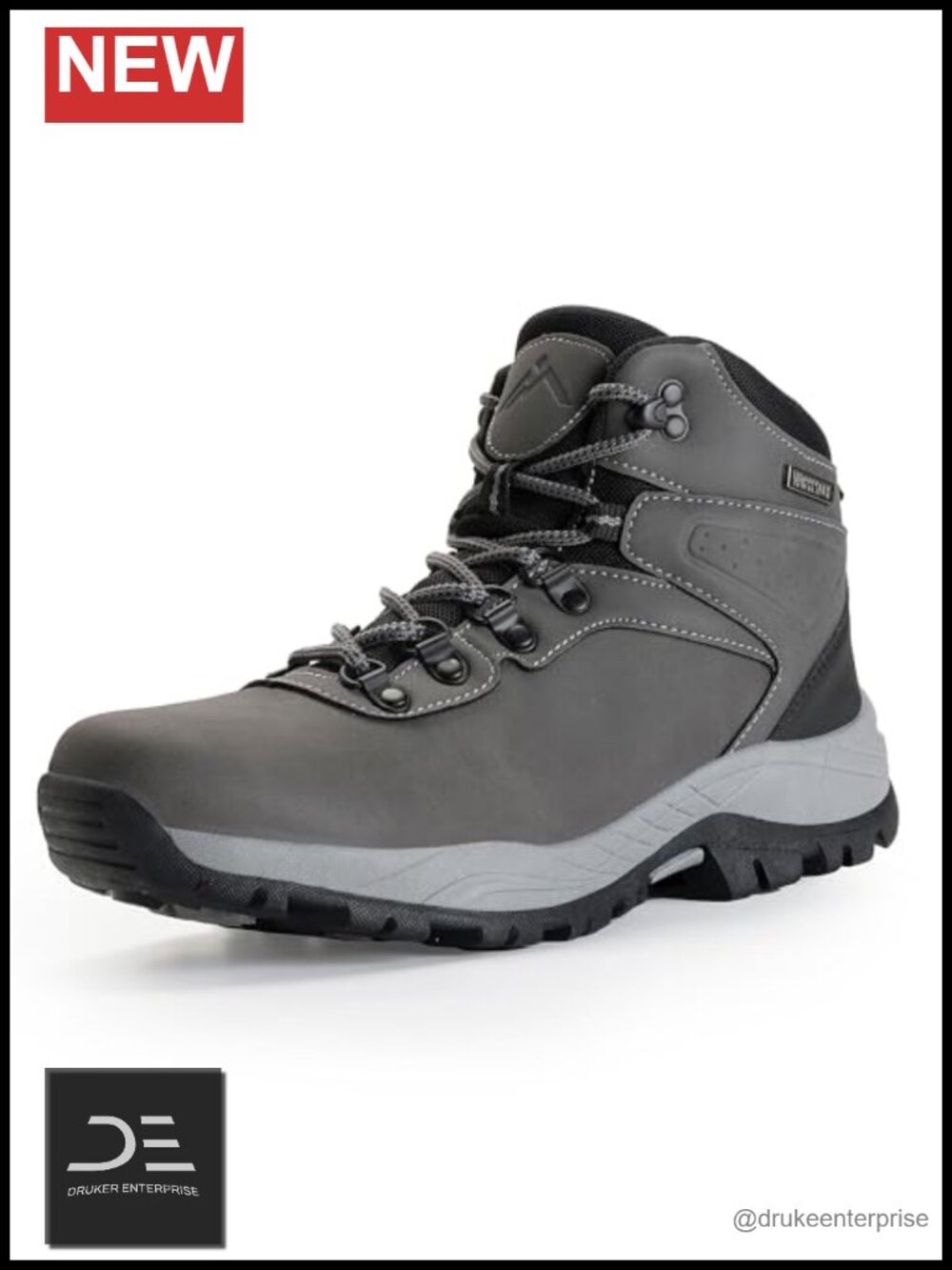 Women's Waterproof Hiking Boots - Lightweight Slip Resistant Ankle-High Trekking